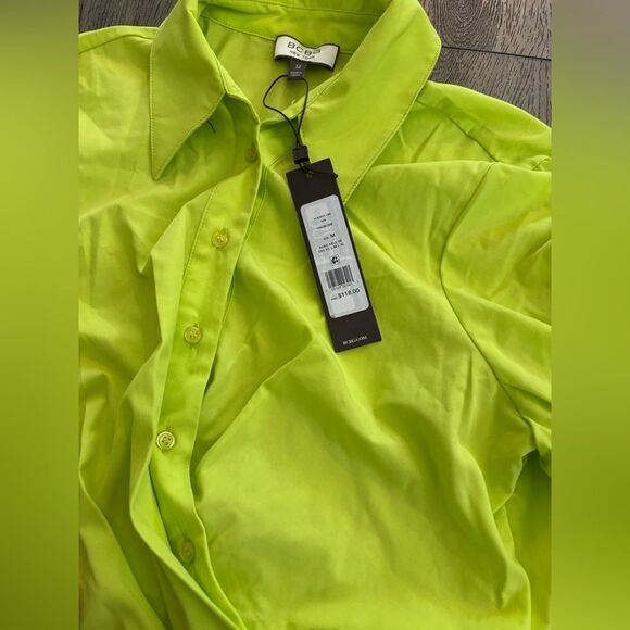 BCBG New York Women's Long Sleeve Surplice Neck Faux Wrap Mini Shirt Dress - Picture 3 of 8